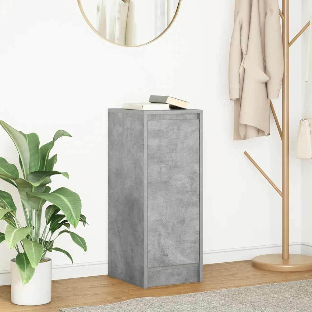 Sideboard Concrete Grey 29.5 x 34 x 76 cm Particleboard