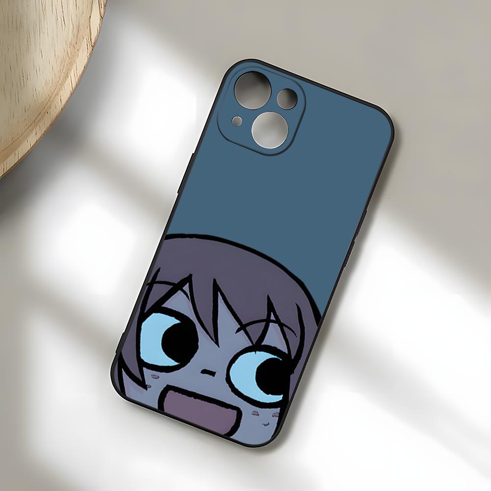 S-Scott Pilgrim Phone Case For IPhone 17 Pro Max 15 Pro 16 14 Plus 12 13 Mini 11 Pro Shockproof Soft Cover