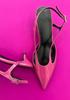 In The Balcony Rosie Rush Strap Diagonal Detail Pointed Slingback 4Cm