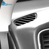 Настоящая мягкая наклейка из углеродного волокна для Mitsubishi Outlander 2013 2014 2015 2016 2017 2018 2019 2020 2021, воздуховод приборной панели автомобиля