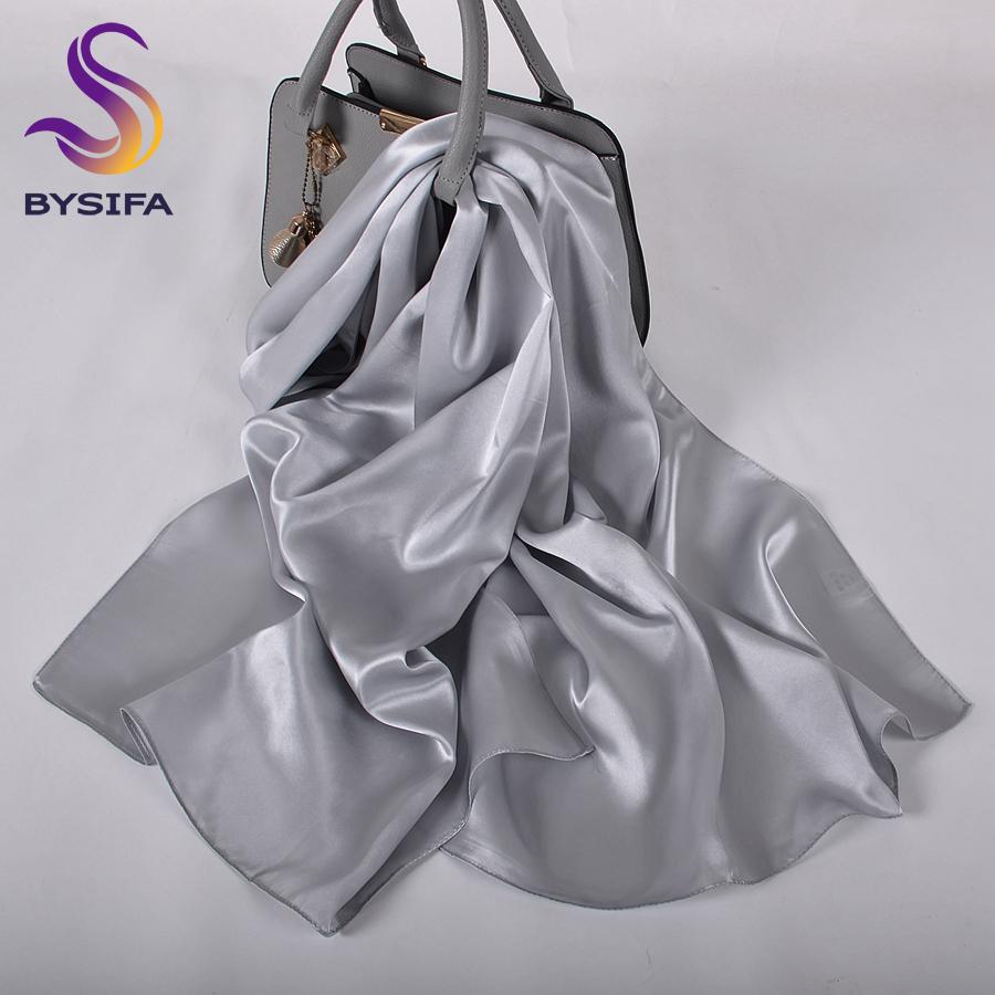 [BYSIFA] Шарф-шаль из чистого шелка, винно-красный, шелк-крепдешин, шелк-сатин, длинные шарфы, женский бренд, головной платок, накидка