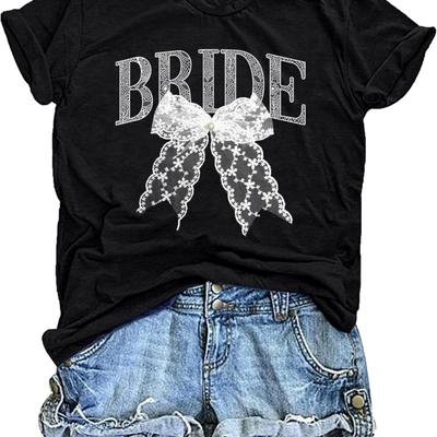 Женские футболки для невесты, футболка для девичника, свадебный подарок для помолвленных, топы