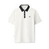 Наследие Простой Модный Повседневный Деловой Универсальный Удобный Однотонный Трикотажный Поло с Коротким Рукавом Мужские Поло F11M548102FWT