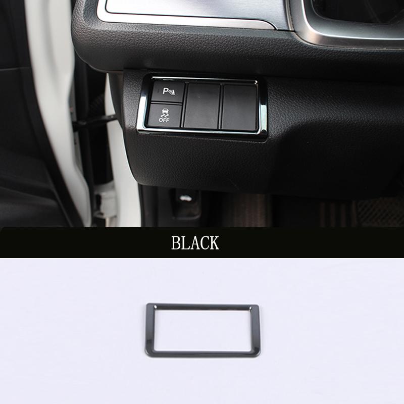 Чехлы на переключатели фар для Honda Civic 2016-10-го поколения, декоративные наклейки на рамку для салона автомобиля