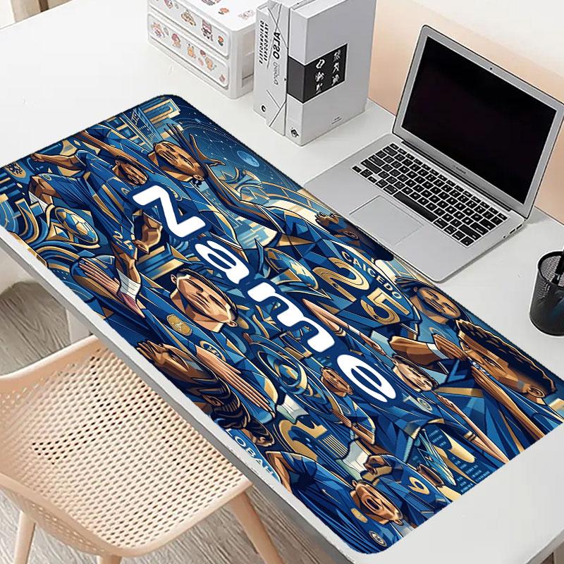 Custom Name Personalized Chelsea Football Club Pattern Mousepad, Laptop PC Desk Mat, Decorative Desk Mat for Home Keyboard Pad Gift