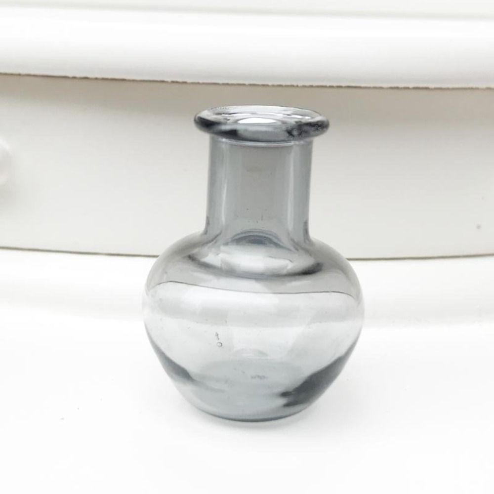 2pcs 6 Colors 1:12 DIY Kitchen Ornament Mini Glass Vase Doll House Decora Dollhouse Miniatures Vase