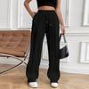 Женские повседневные модные брюки с высокой талией, свободные плиссированные широкие брюки