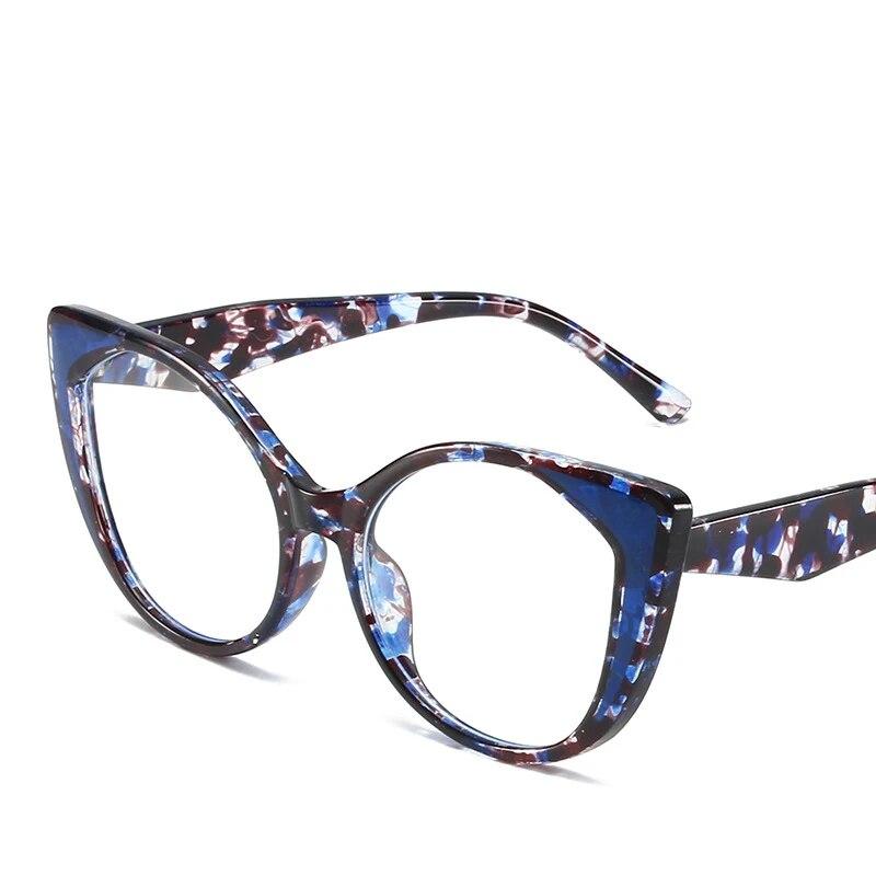 Кошачий глаз, анти-синий свет, компьютерные очки, новые женские оптические очки, оправа для женщин, брендовая дизайнерская модная роскошная оправа для очков