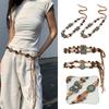 Women's Belt Vintage Ethnic Style Handwoven Belt Women's Style Dress Versatile Decorative Chain A2K6