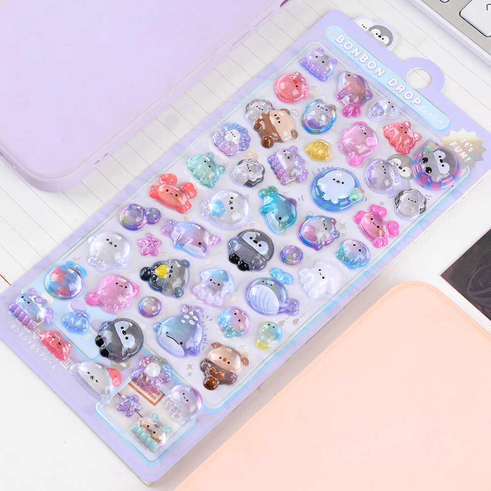 Mobile Phone Decoration 3D Stickers DIY Acrylic Diamond Patch Funny Gooka Decorative Stickers