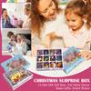Christmas Surprise  Box - 12-Slot DIY Gift Box - For Party Decor, Xmas Gifts, Event Prizes