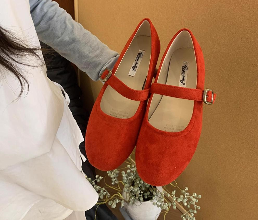 2025 Women Flats Soft Leather Dress Shoes Spring Brand New Round Toe Shallow Slip On Ladies Casual Ballet Shoes35-40