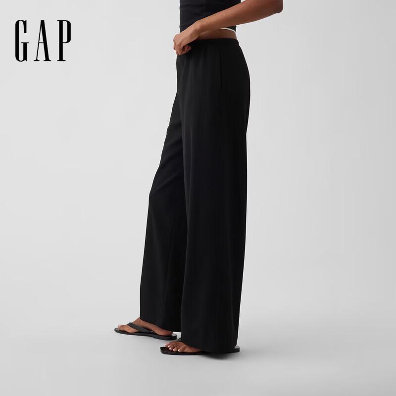 Gap Женские повседневные прямые брюки на эластичной талии