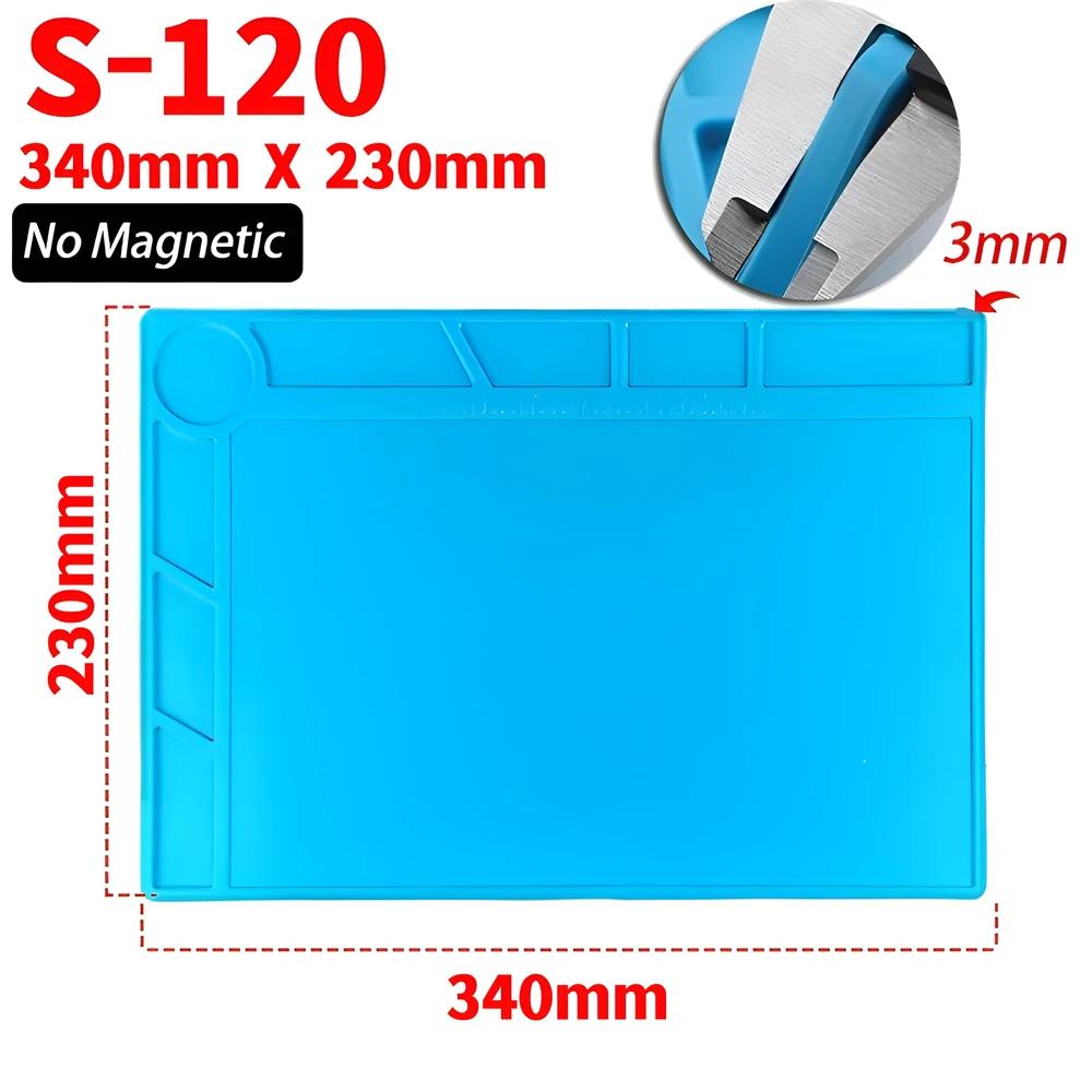 Теплоизоляционный силиконовый коврик для ремонта мобильного телефона, рабочий коврик для обслуживания, платформа для ремонта BGA, инструмент «сделай сам», антистатический коврик для ремонта пайки