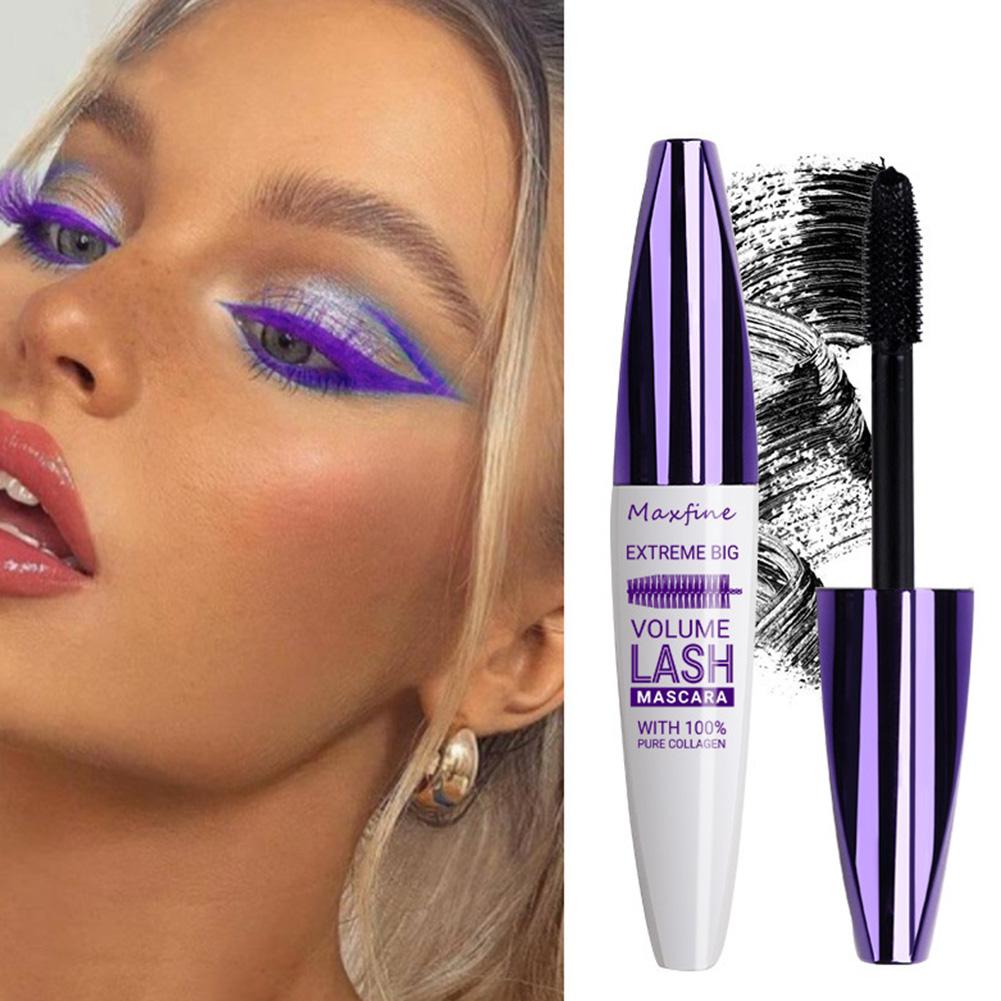 5D тушь для ресниц с шелковым волокном, цветная тушь для ресниц, водостойкая тушь Rimel 3D тушь для наращивания ресниц, толстые удлиняющие ресницы, косметическая косметика