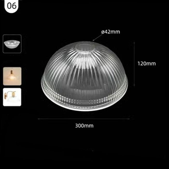 Большой прозрачный стеклянный абажур особой формы 42 мм, открывающаяся чаша, винная кружка, тыква, нестандартный прозрачный E26 E27, сменный абажур