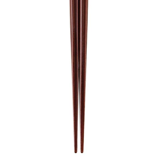 J-kitchens Chopstick Set, 5 Pairs, Acrylic Resin & Natural Wood, Dinner Standard, Akuria Kiriko Mats
