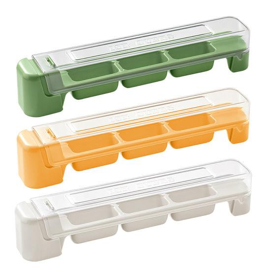 Форма для льда со съемной крышкой, легкосъемная форма для льда для семейных баров, не содержащая бисфенол-А, штабелируемая форма для приготовления кубиков льда для коктейлей, виски, сока, шоколада