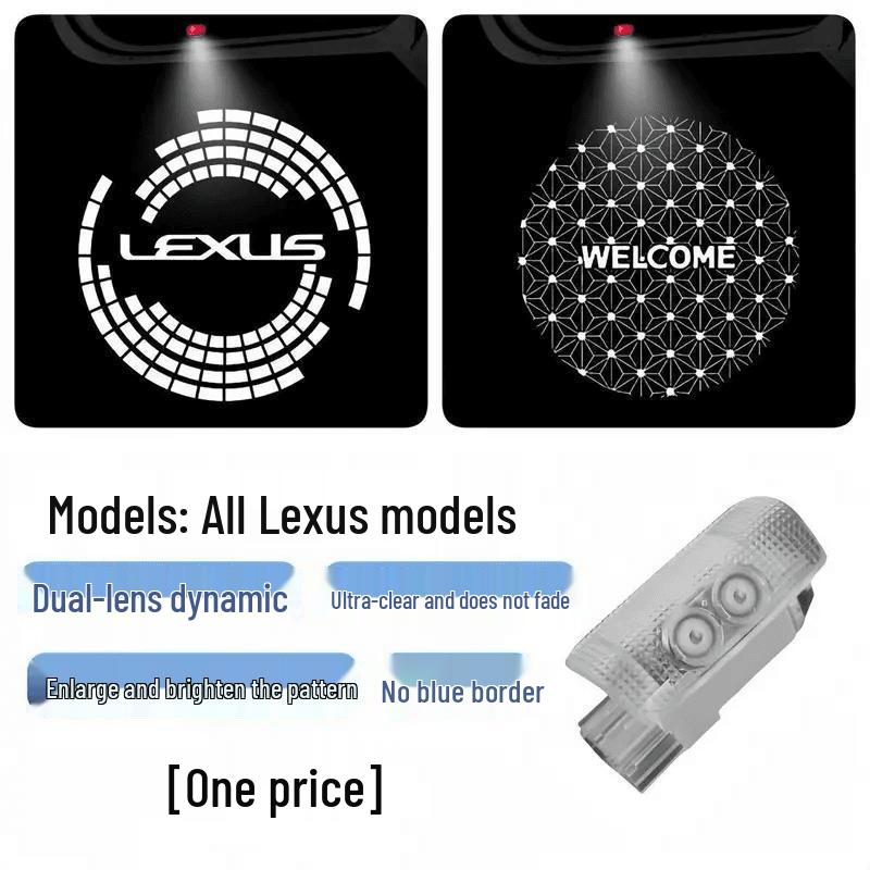 Динамические проекционные огни приветствия на двери Lexus для моделей ES200, RX300, ES300, HUXISLS