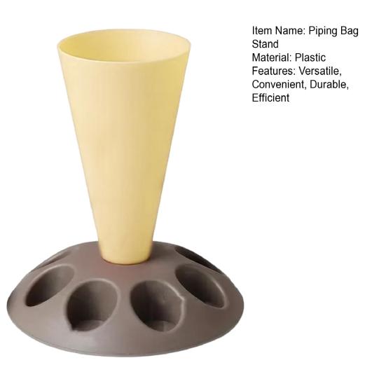 Подставка для кондитерского мешка с 8 слотами, держатель для кондитерского мешка, инструмент для украшения торта, аксессуары для выпечки для домашней кухни