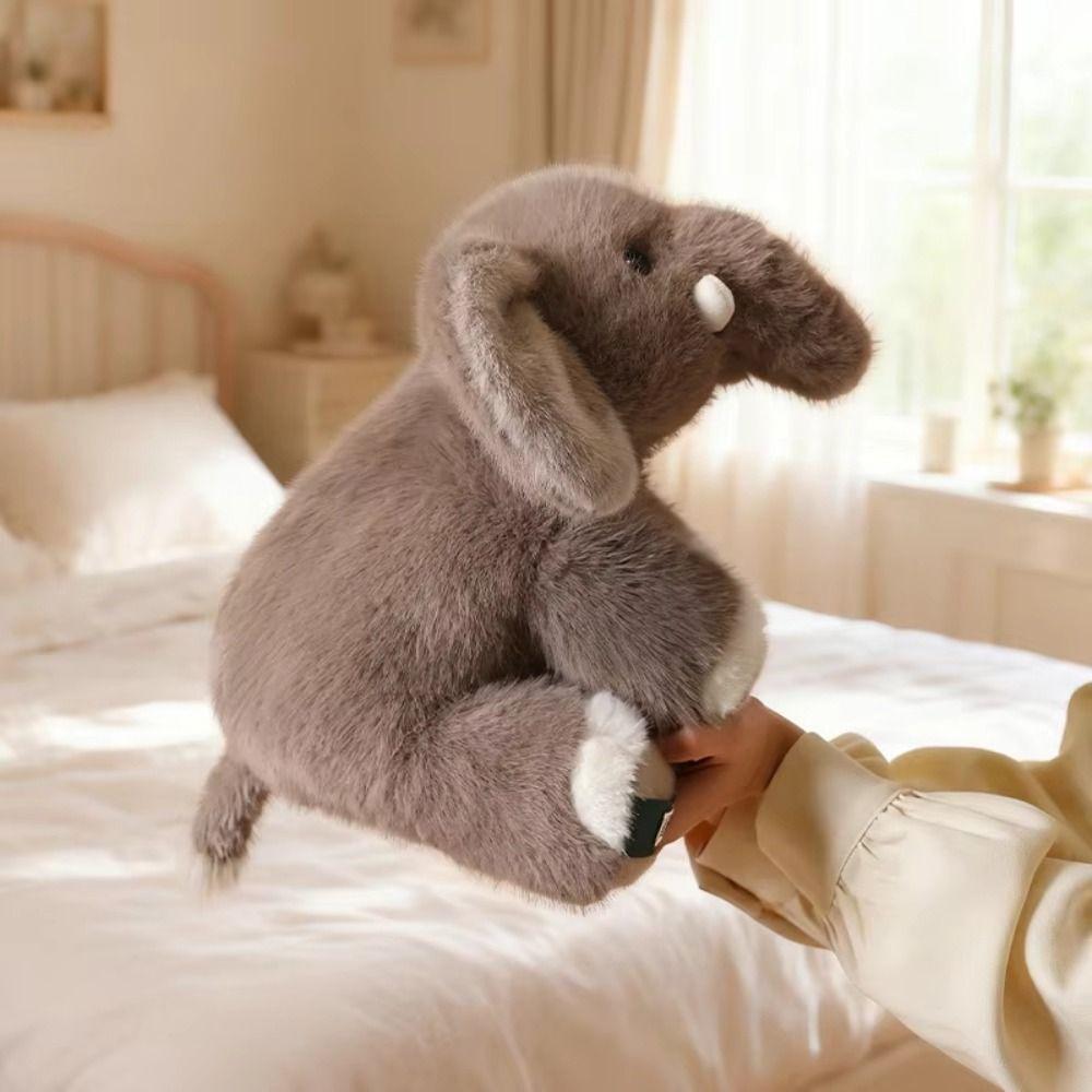 Stuffed Animals Elephant Plush Doll Back Cushion Elephant Doll Stuffed Elephant Toy Baby Infants