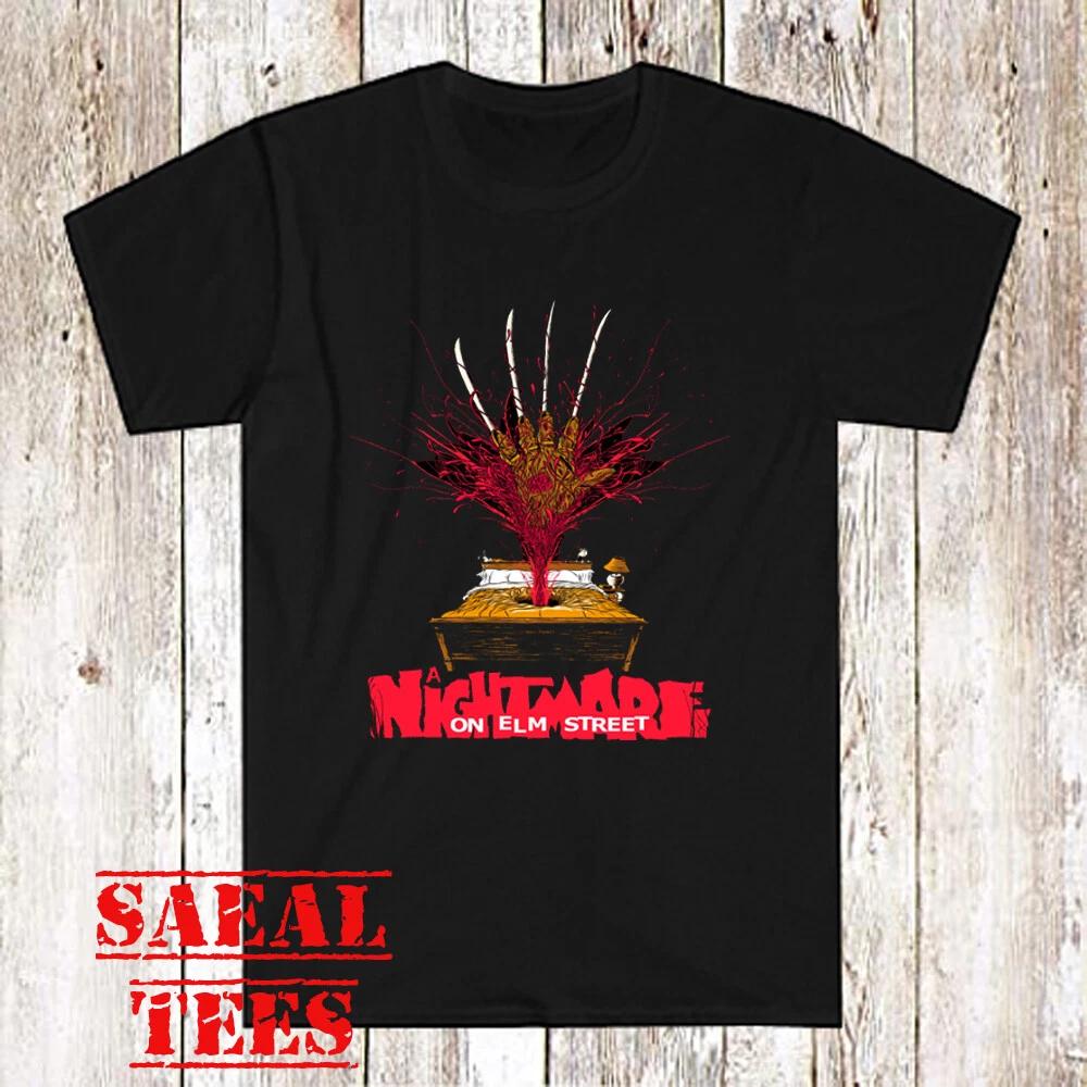 Nightmare On Elm Street Horror Movie Men's Black Size S-5XL