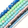 Turquoise 1strandbag Multicolor Round Shell Loose Beads For Jewelry Making Diy Bracelet Necklace 15 Inchessize4mm 6mm 8mm 10mm 12mm