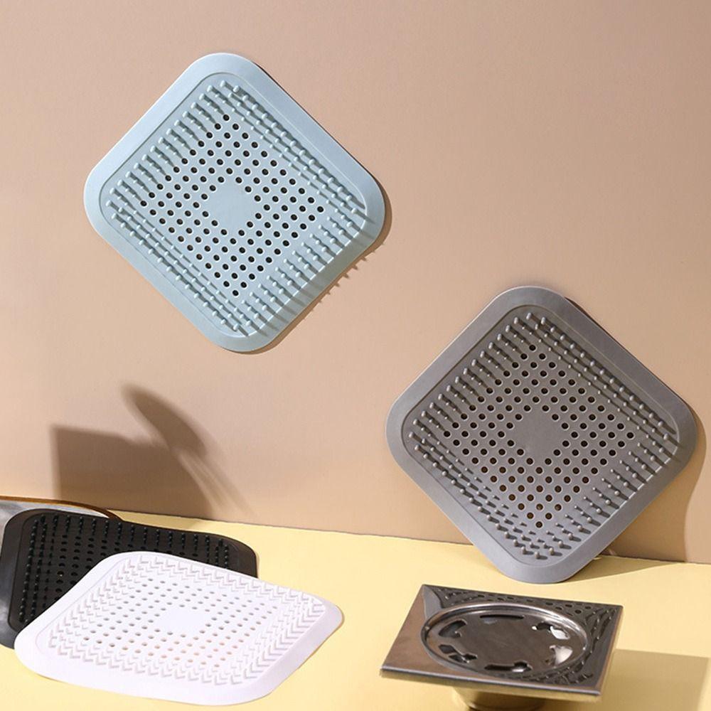Leakage-proof Floor Drain Cover Silicone Sink Hair Filter Practical Sewer Deodorizer Bathroom