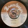 7-дюймовая пластинка JAH THOMAS  Slam Bam  NONE Brown Sugar 1990 Ямайка Регги Ска Даб Б/у