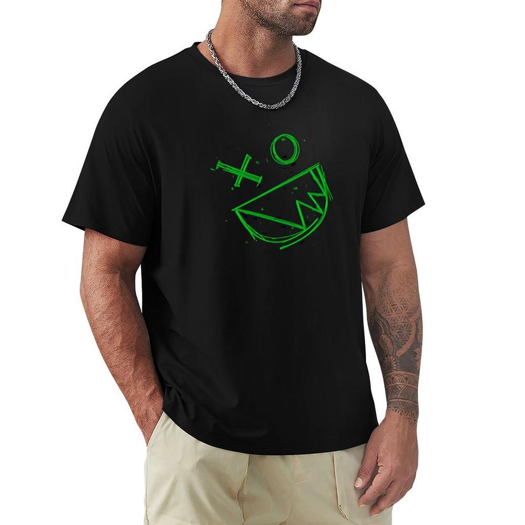 XO Smile Scribble TShirt blue archive quickdrying t shirts for men