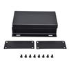 Aluminum Alloy Electric Box Project Case Split Enclosure 25x84x100mm Matte Black Plate