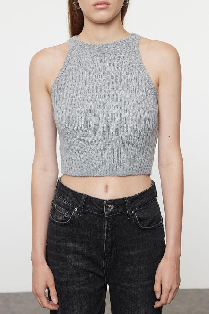 Women's Fashion Stylish Cardigan Pink Crop Blouse-Cardigan Set Knitwear Cardigan