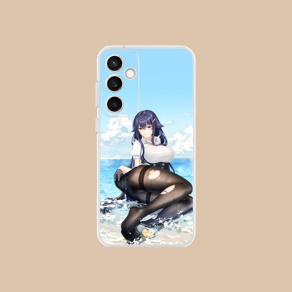 Чехол для мобильного телефона Azur Lane Azuma для Samsung Galaxy S25 S24 S23 S22 S21Plus FE Ultra Clear Colour Защитный смартфон Роскошный
