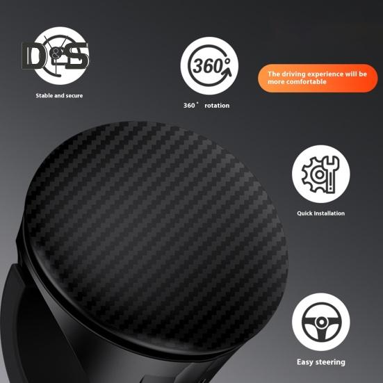 Усилитель рулевого колеса для автомобиля, противоскользящая ручка вращения на 360 градусов, универсальная поворотная ручка для рулевого колеса для автомобилей, грузовиков, лодок, тракторов