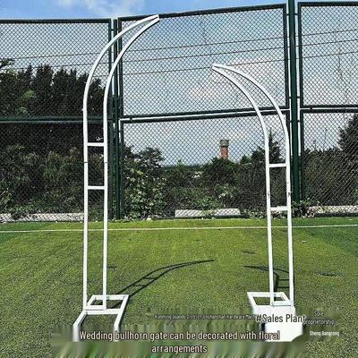 Новая арка для свадьбы из железа: Дизайн в виде рога быка для церемоний на открытом воздухе