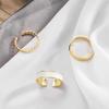 3 шт., панк, минималистичный золотой цвет, кольцо для женщин, винтажная цепочка, наборы колец на суставы, ювелирные изделия, корейские суставные кольца