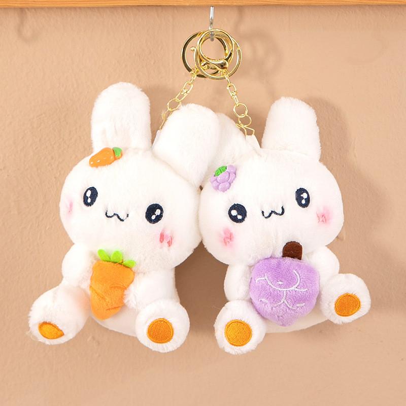 Animal Plush Cartoon Toy Capybara Rabbit Soft Filling Doll Backpack Keychain