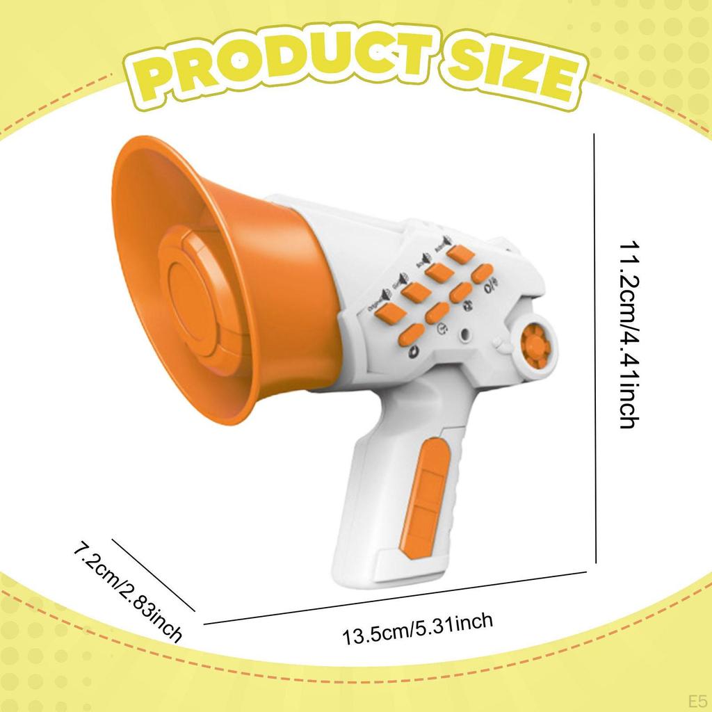 Игрушка Изменитель Голоса Детский Рупор Смешной Ручной 4 Режима Голоса Портативный Динамик Усилитель