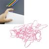 100 Pcs Shaped Paper Clips  Butterflies Shape Metal Cute Style Light Portable Office Clips for D