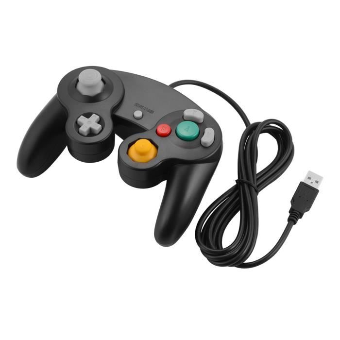 Manette de jeu - XCSOURCE - AC1079 - Filaire - Noir - PC/Nintendo GameCube