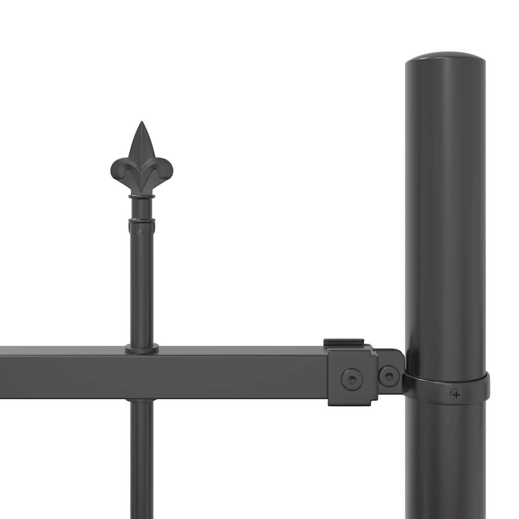 Garden Fence Woerden Gray 170 x 215 cm Powder Coated Steel