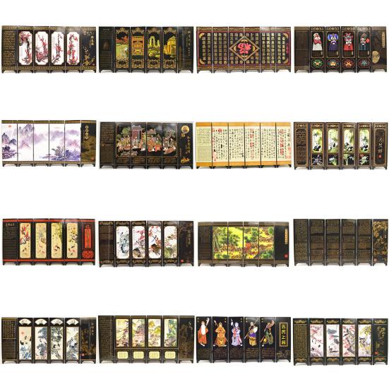 Экран ремесла отличный гладкий край деревянный благословение долговечность узор дизайн лак домашний декор