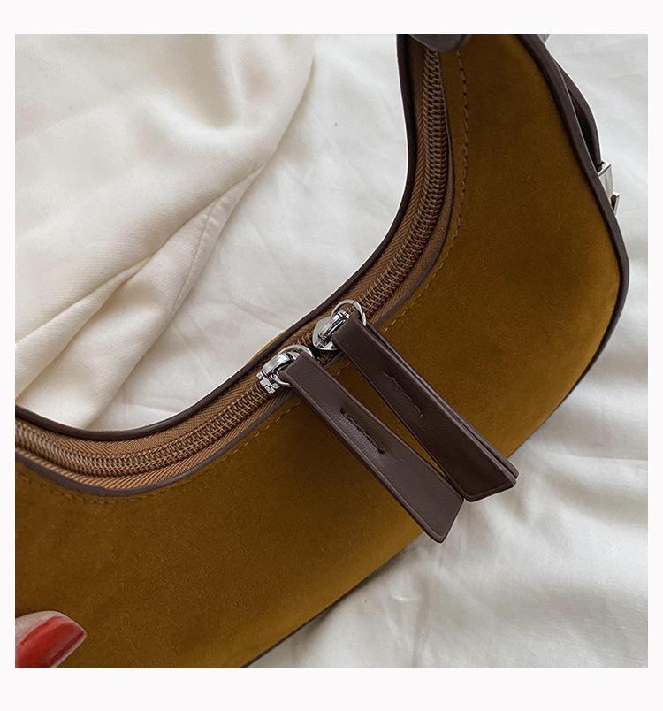 Женская матовая сумка подмышку - Высококачественная весенняя сумка-пельмень 2025 года и универсальная сумка через плечо