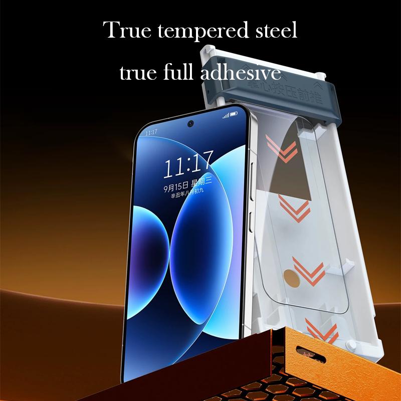 Закаленное стекло с полным клеем для Honor Magic 7 Pro Пленка для установки без пыли Защитное стекло для HONOR MAGIC 7 PRO 5g