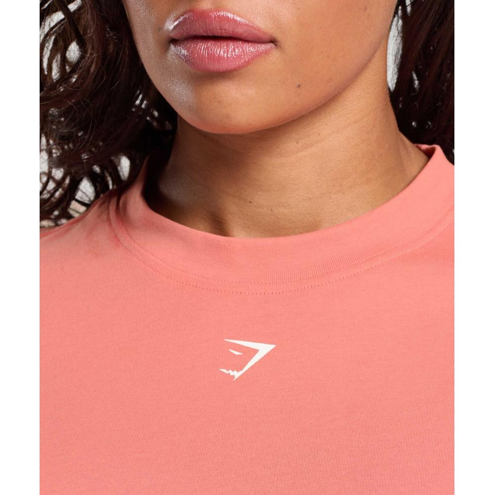 Gymshark STrengTh DeparTmenT Graphic T shirT muTed Coral B3c3s Kcpq