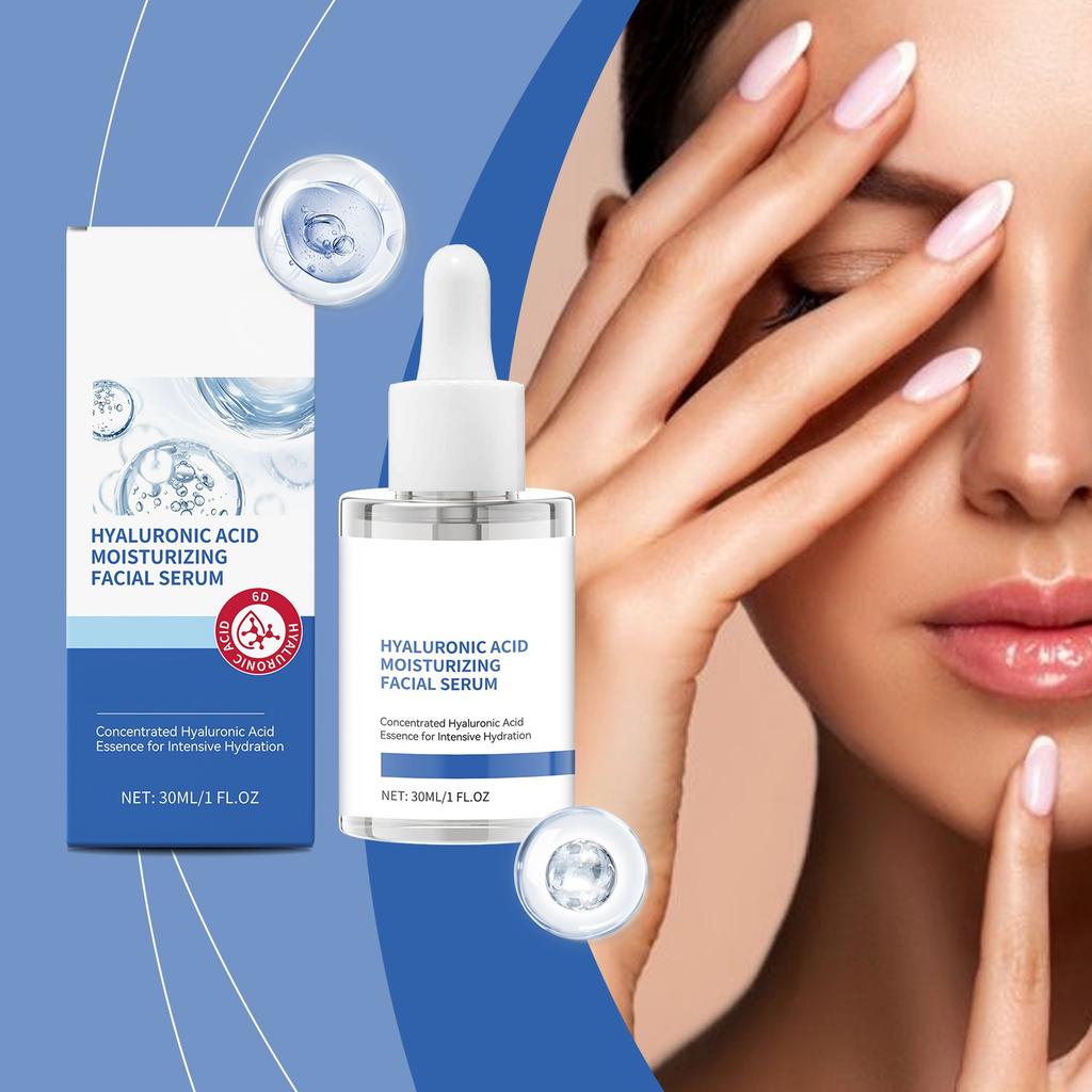 Hydrating Face Serum With Hyaluronic Restores Skin Barrier And Rejuvenates Face 30ml
