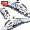 Technical Train Maintenance Advanced Model City Rail Tracks Building Blocks Toys For Kids Boys