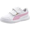 Evolve Court V Jr Versatile Comfortable Low-Top Kids Skate Shoes Kids Sneaker White Pink 404315-02