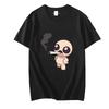 Печать на футболках Высококачественная футболка Игра The Binding Isaac Футболка Мультяшный Графический Эстетичная Одежда С коротким рукавом Уличная одежда