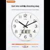 Настенные кварцевые часы Timess Silent с календарем и термометром